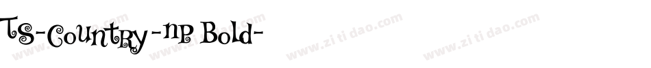 TS-Country-NP Bold字体转换